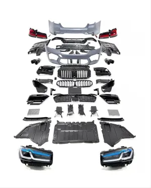 Bmw G30 Uyumlu (2017-2019) İçin 2020+ Lci M5 Facelift Body Kit Parça thumb 2