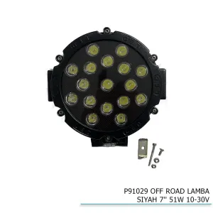 Off Road Uyumlu Lamba Siyah 7 51W 10-30V ParçaDRS Tuning kalitesiyle tanışın! Özel olarak Universal  model araçlar için üretilen bu ürün, otomobilinizin hatları