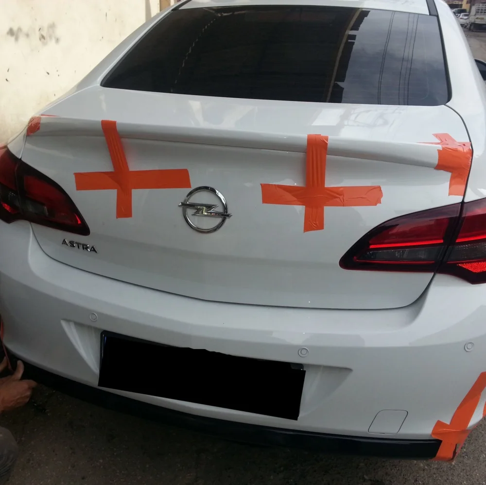 Opel Astra Uyumlu J Sedan Anatomik Spoiler 2010-2016 Boyalı Parça