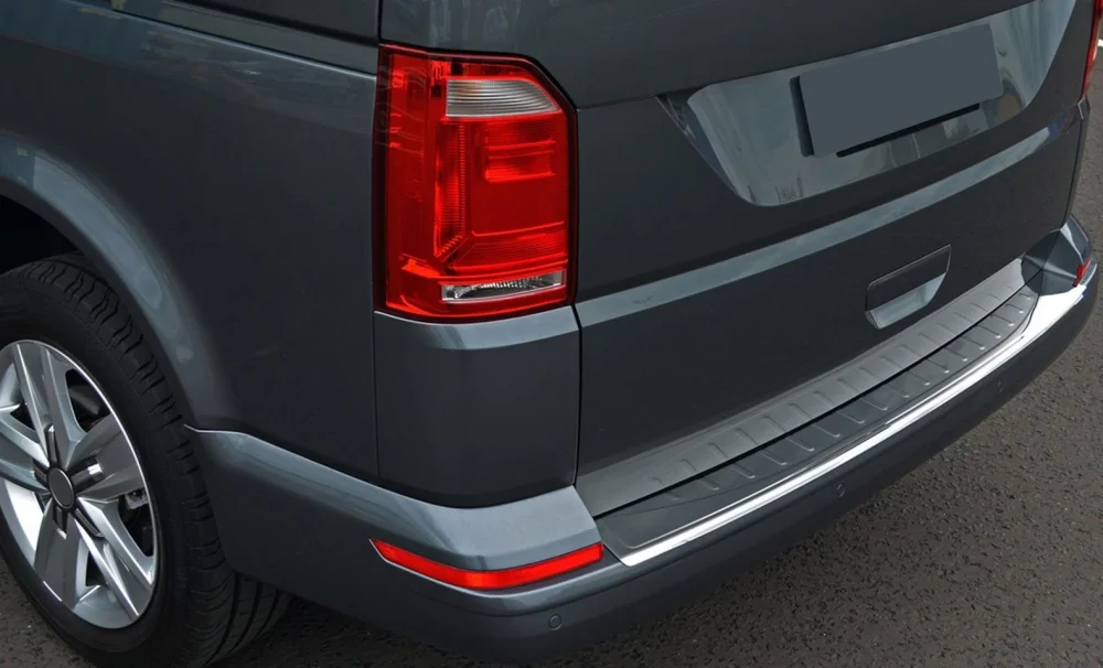 Volkswagen T6 Uyumlu Transporter Arka Tampon Eşiği -2015 Paslanmaz Çelik Parça