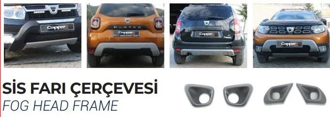 Dacia Duster Uyumlu Sis Farı Çerçevesi 2010-2018 ABS Parça