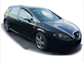 Seat Leon Uyumlu Cam Çıtası 2006-2012 Paslanmaz Çelik ParçaDRS Tuning kalitesiyle tanışın! Özel olarak Seat  model araçlar için üretilen bu ürün, otomobilinizin