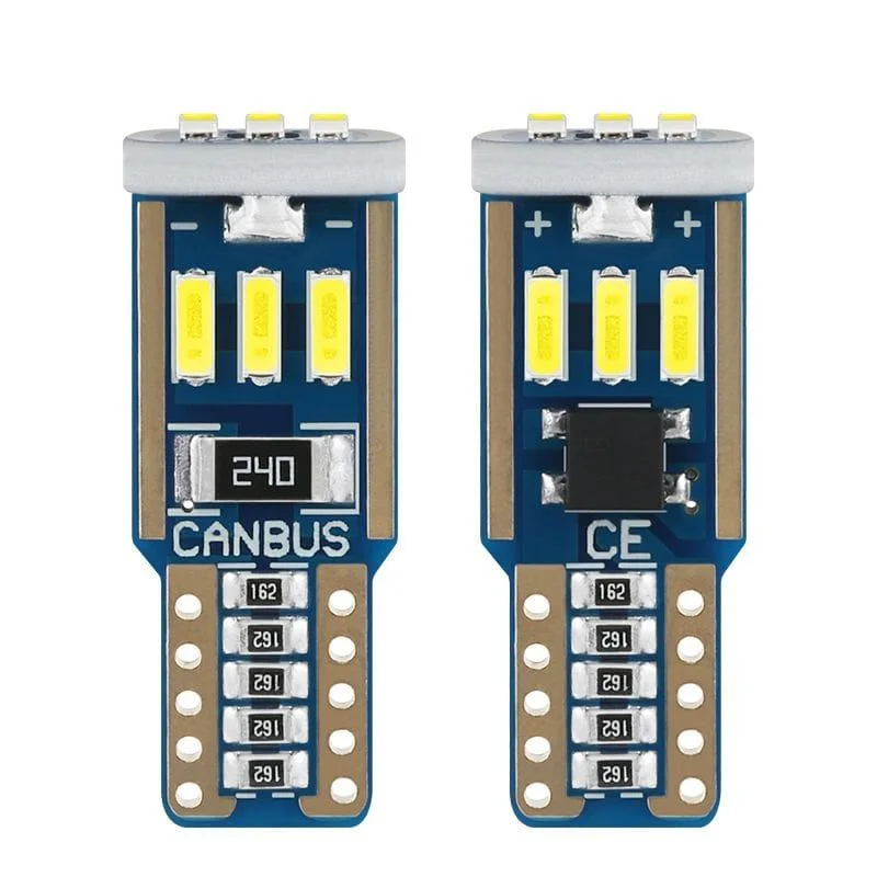 Dekoratif Led Ampul T10-24Smd 12V Çift - Turuncu / Laam861