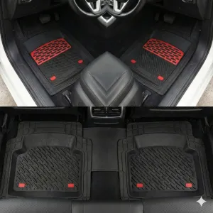 Safir Hyundai Uyumlu İ20 Havuzlu Universal Paspas Krom Kırmızı ParçaDRS Tuning kalitesiyle tanışın! Özel olarak Hyundai  model araçlar için üretilen bu ürün, ot