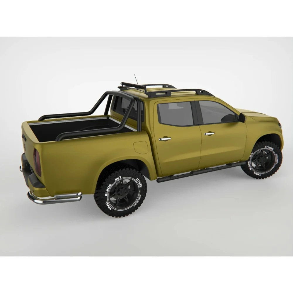 Volkswagen Amarok Uyumlu Rollbar - Canyon Siyah Roll Bar (Aqm - Prb28) Parça