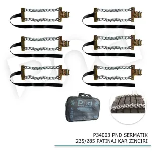 Pnd Sermatik Uyumlu 235/285 Patinaj Kar ZinciriDRS Tuning kalitesiyle tanışın! Özel olarak Universal  model araçlar için üretilen bu ürün, otomobilinizin hatlar