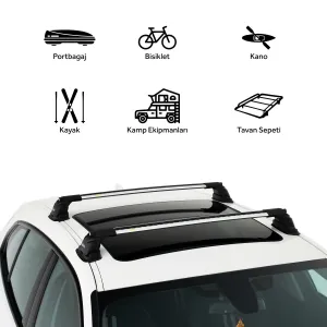 Bmw 1-series (f40) 2020-2024 Turtle Air3 Ara Atkı Gri thumb 4