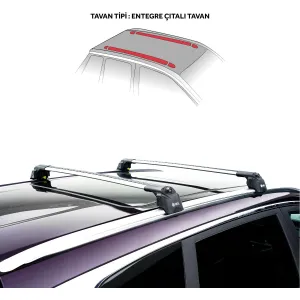 Turtle Chery Uyumlu Tiggo 8 Suv -18 Turtle Air2 Ara Atkı Gri thumb 5