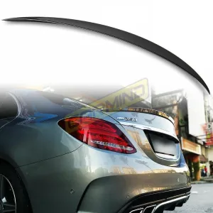Mercedes-Benz W205 Uyumlu C Serisi 2015-2018 Amg Spoiler Piano Black