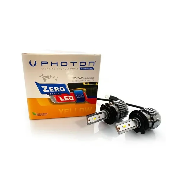 Photon Zero Uyumlu H7 Xtreme Yellow 3 Plus Fansız LED