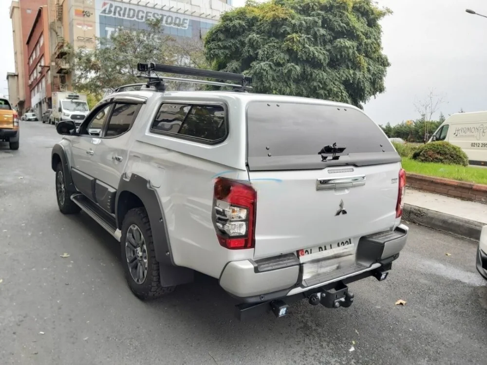 Mitsubishi L200 Uyumlu Camlı Kabin Aeroklas Sürgülü Yan Camlı 2019+