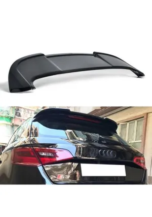 Audi A3 1996-Günümüz (8L/8P/8V/8Y) Uyumlu Hatchback Boyalı Spoiler Parlak Siyah