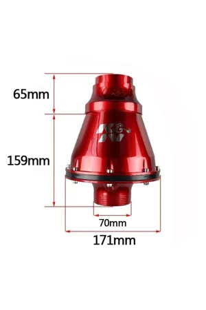 Hava Filtresi 70Mm Kırmızı Renk Apollo / Dahı79 thumb 3