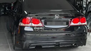 Bozdağ uyumlu Honda Civic Fd6 (2006-2011) Mugen Rr Sağ Sol Çift Çıkış Arka Tampon Eki - Difüzör modelleri DRS Tuning'de. Kaliteli malzeme, hızlı kargo ve