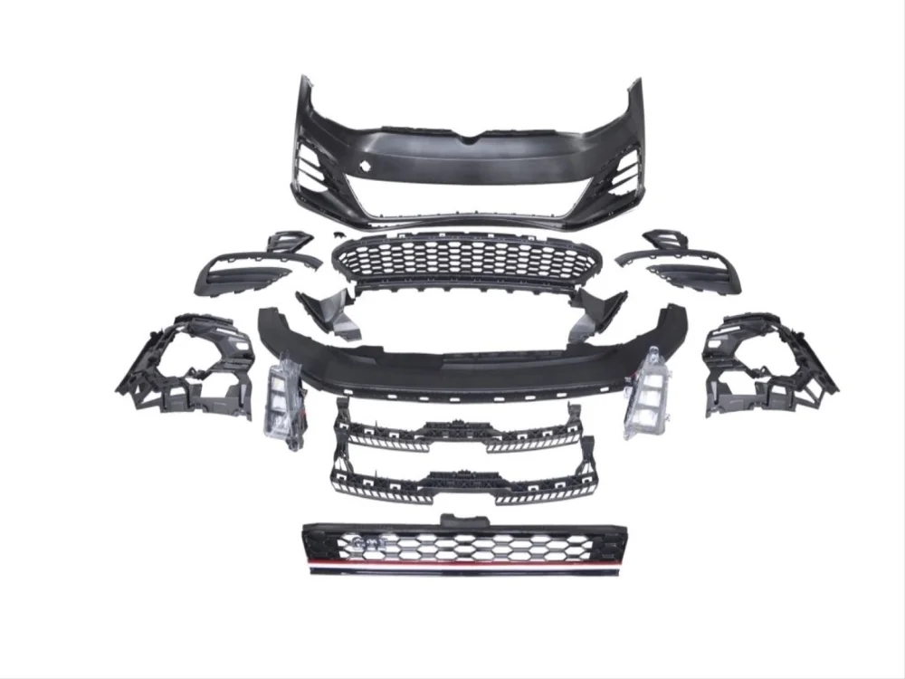 Golf 7 Uyumlu İçin Golf 7,5 Gti Ön Tampon & Panjur Seti