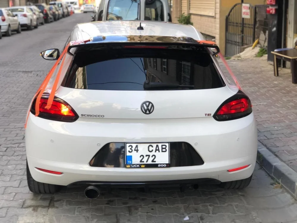 Volkswagen Scirocco Uyumlu Makyajsız Tek Çıkış Difüzör