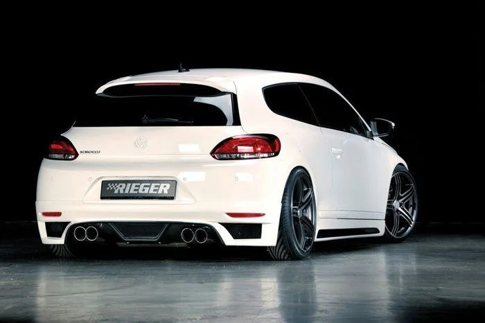 Volkswagen Scirocco Uyumlu Makyajsız Rieger Arka Ek (Plastik)