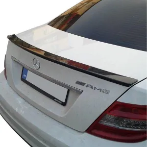 Mercedes W204 Uyumlu C180 Spoiler (Fiber)