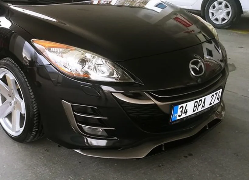 Mazda 3 Uyumlu Ön Ek 2009-2012 (Fiber) (3 Çeltik)
