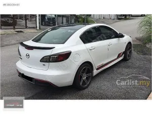 Mazda 3 Uyumlu İnce Makyajlı Spoiler (Fiber)