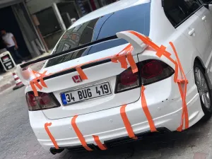 Honda Civic 1995-2000 (EK) uyumlu Fd6 Mugen Rr Arka Ek (Plastik) modelleri DRS Tuning'de. Kaliteli malzeme, hızlı kargo ve güvenli alışverişle hemen inceleyin.