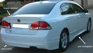 Honda Civic 1995-2000 (EK) uyumlu Fd6 Mugen Arka Ek modelleri DRS Tuning'de. Kaliteli malzeme, hızlı kargo ve güvenli alışverişle hemen inceleyin.