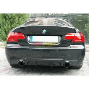 Bmw E92 Uyumlu 2007 - 2012 M Performance Difüzör (Plastik)
