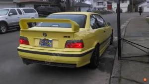BMW 3 Serisi 1990-2000 (E36) Çift Kat Spoiler (Fiber)