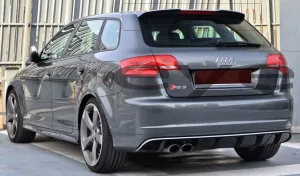 Audi A3 1996-Günümüz (8L/8P/8V/8Y) Uyumlu Hatchback 45632 Spoiler (Plastik)