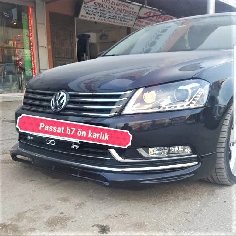 Volkswagen Passat Uyumlu B7 Ön Tampon Eki (Etekli) 2010-2014 Arası