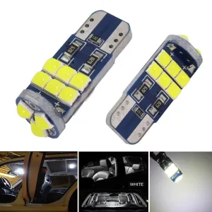 Dekoratif Led Ampul T10-18Smd 3030Canbus 12V Çift Beyaz/ Laam867 thumb 4