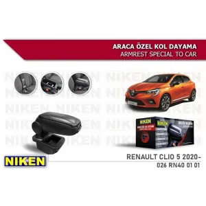 Renault Clio Uyumlu 5 Araca Özel Kol Dayama Kolçak (2020-2022) Niken thumb 2