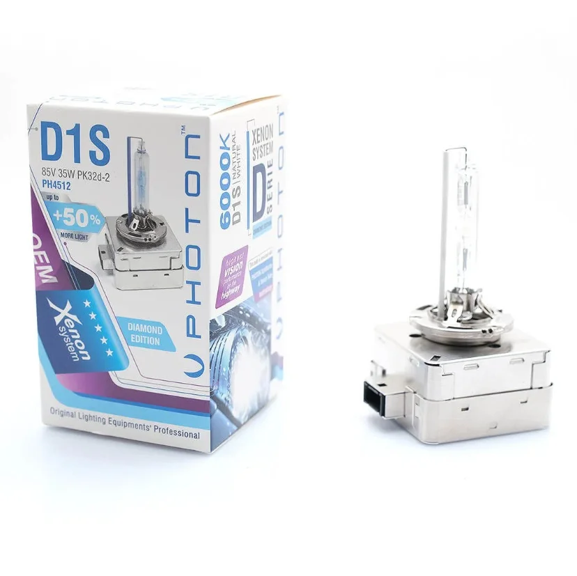 D1S 6000K Uyumlu 0,5 Fazla Işık Oem Ampul