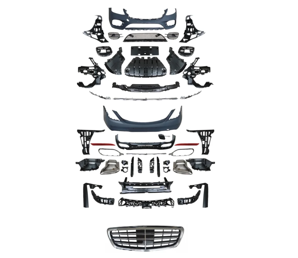 W222 S450 Uyumlu Body Kit (Ön Arka Tampon & Panjur)