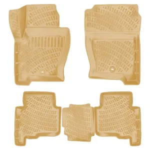 Land Rover Range Rover Sport Uyumlu 2005-2013 3D Havuzlu Bej Paspas Seti