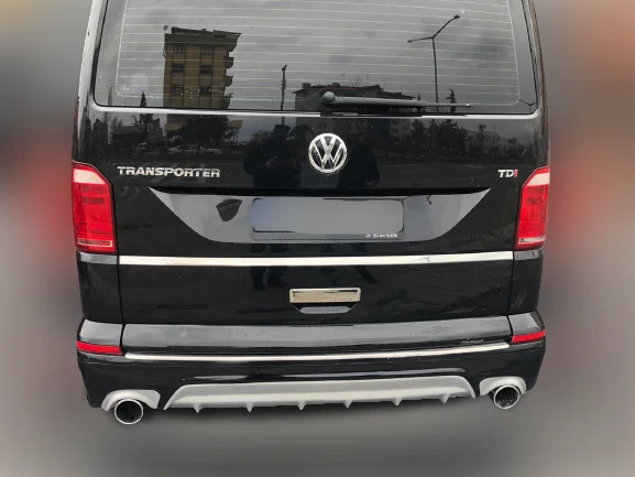 Volkswagen T7 Uyumlu Abt Arka Karlık Tampon Eki (Tek Renk) 2020-