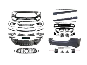 Çamkıran uyumlu Mercedes W177 2018 Sonrası A Serisi Sedan İçin A45 Body Kit (Arka Tamponlu Set) modelleri DRS Tuning'de. Kaliteli malzeme, hızlı kargo ve