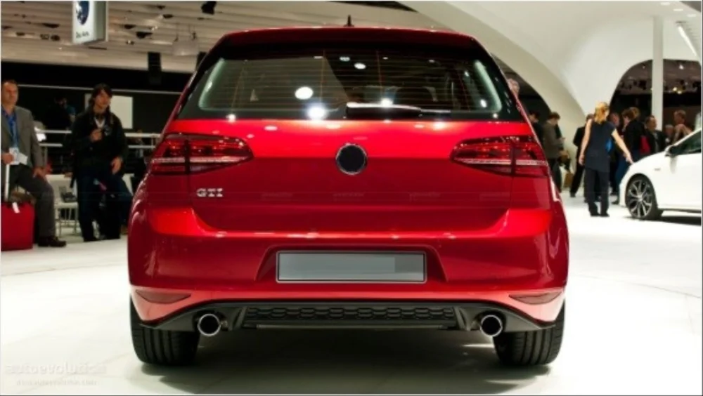 Volkswagen Golf Uyumlu 7 2013-2018 Gti Difüzör Piano Black