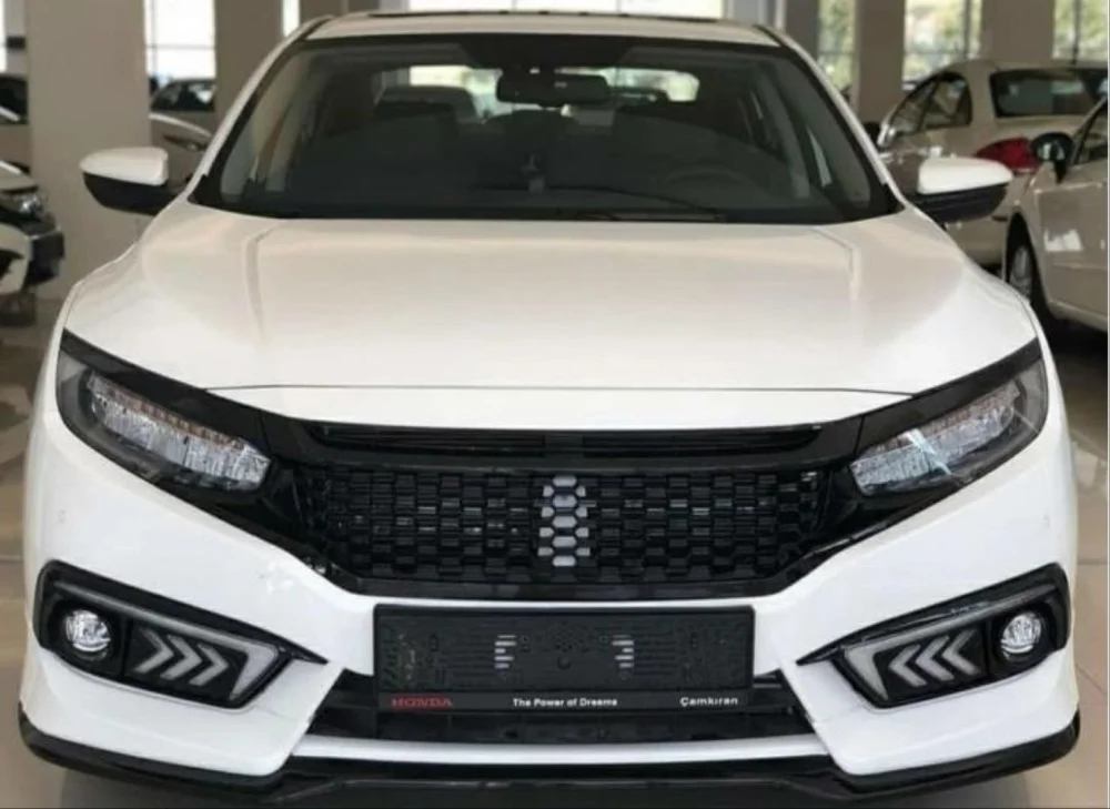 Honda Civic Uyumlu Fc5 2016-2018 Ön Ok Dizayn Sis Ledi