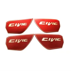 Honda Civic Uyumlu Fc5 2016-2021 İç Kapı Kolu İç Kaplama KırmızıDRS Tuning kalitesiyle tanışın! Özel olarak Honda  model araçlar için üretilen bu ürün, otomobil