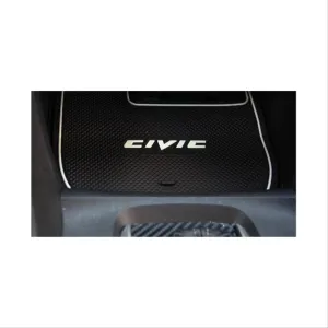 Honda Civic Uyumlu Fc5 2016-2020 İç Konsol Paspası Beyaz thumb 3