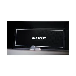 Honda Civic Uyumlu Fc5 2016-2020 İç Konsol Paspası Beyaz thumb 4