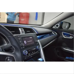 Honda Civic Uyumlu Fc5 2016-2020 İç Konsol Kaplaması Mavi 9 ParçaDRS Tuning kalitesiyle tanışın! Özel olarak Honda  model araçlar için üretilen bu ürün, otomobi