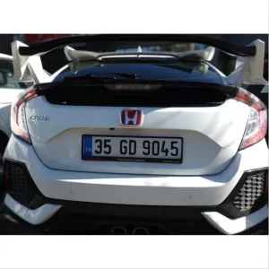 Honda Civic Uyumlu Fc5 2016-2020 Arka Logo Kırmızı thumb 2