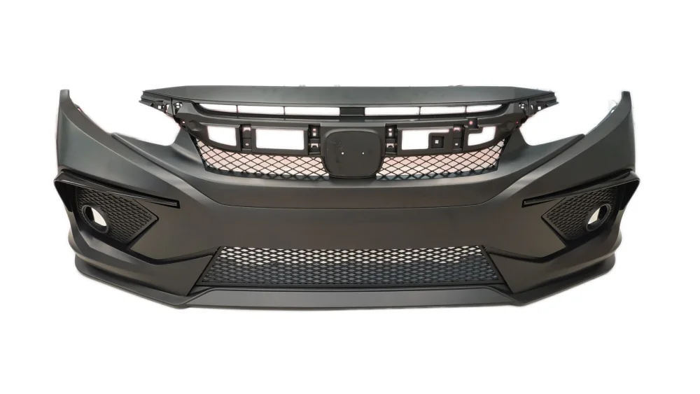 Honda Civic Uyumlu Concept Model Ön Tampon Ek Piano Black Detaylı