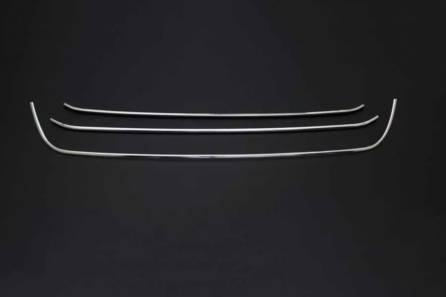 Volkswagen Amarok Uyumlu Krom Ön Tampon Çıtası 3 Parça 2010-2016 Arası
