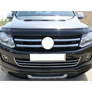 Volkswagen Amarok Uyumlu Krom Ön Tampon Çıtası 2010-2016 Arası 3 Parça thumb 2