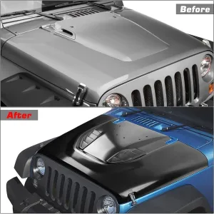 Wrangler Jk Uyumlu 2007-2017 10. Yıl Kaput (Sac) thumb 4