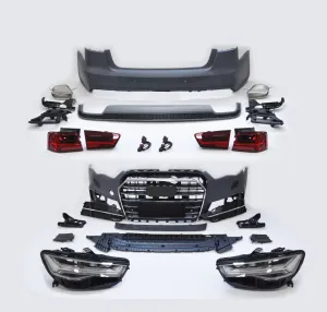 Çamkıran uyumlu 2012-2016 A6 İÇİN 2015-2018 S6 FACELIFT FULL SET ( ÖN - ARKA TAMPON - FAR - STOP -DİFÜZÖR) modelleri DRS Tuning'de. Kaliteli malzeme, hızlı