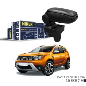 Dacia Duster Uyumlu 2018- Araca Özel Kol Dayama Siyah thumb 1